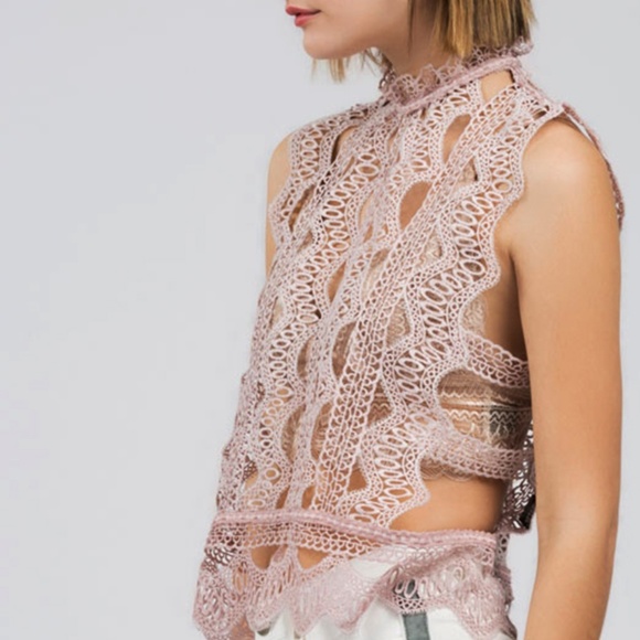 crochet overlay top
